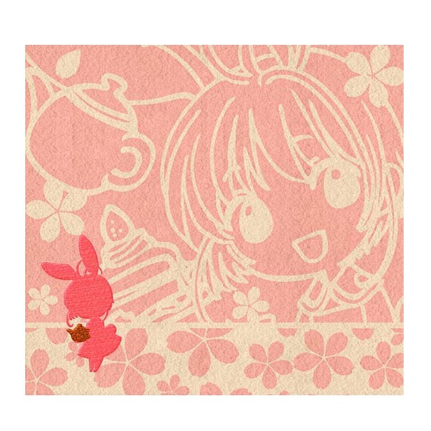G賞のポイント刺繍入りタオル