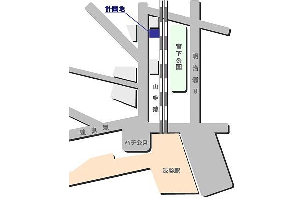 場所はココ。タワレコの隣だ