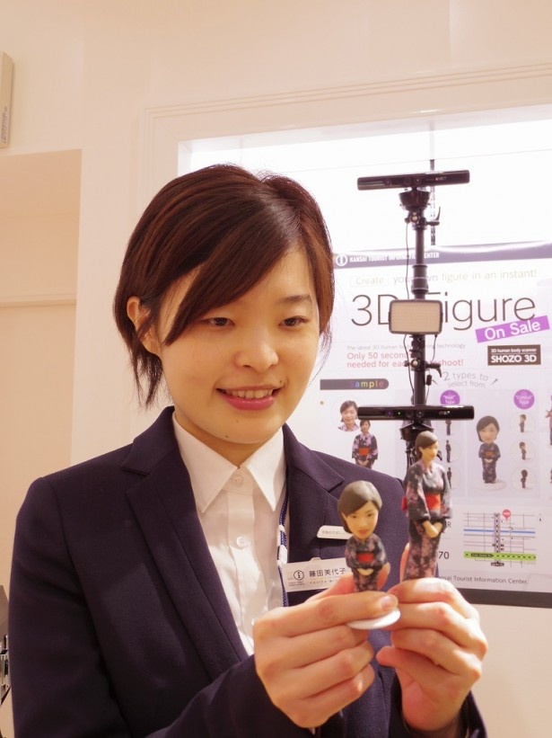 3Dフィギアコーナーでは、自分のミニフィギアが製作できる（有料）