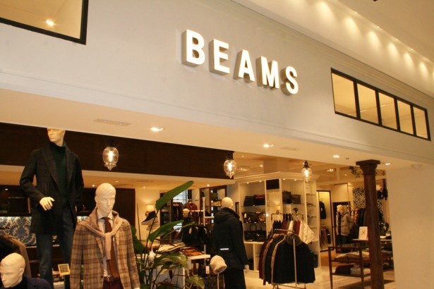 2フロアで展開するBEAMS