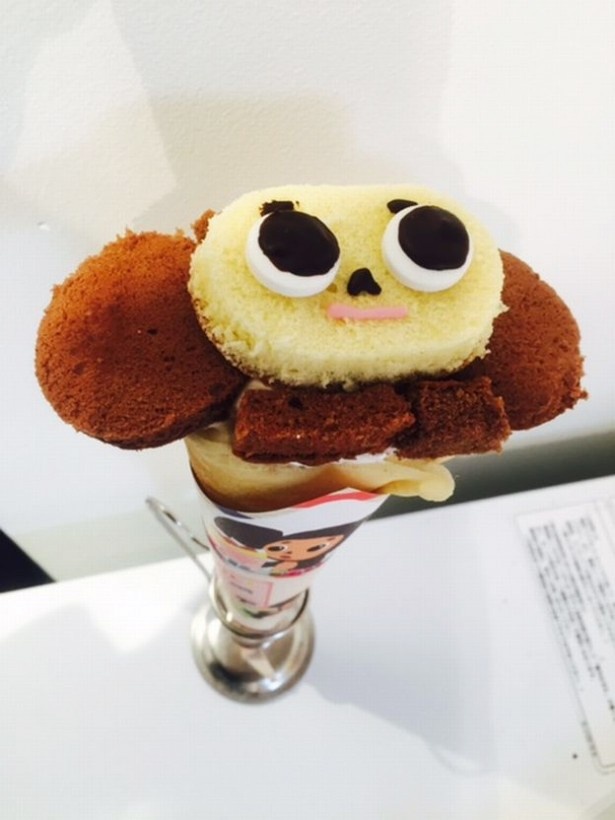 原宿に新名物！チェブラーシカを描いたクレープが登場