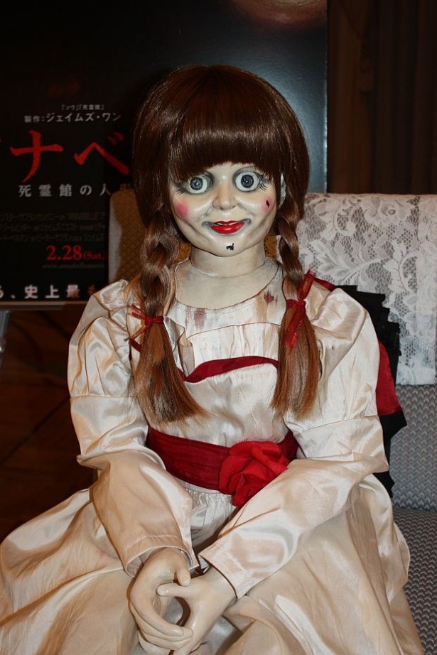 2015年2月公開の映画「アナベル 死霊館の人形」の主演女優(？)も来日