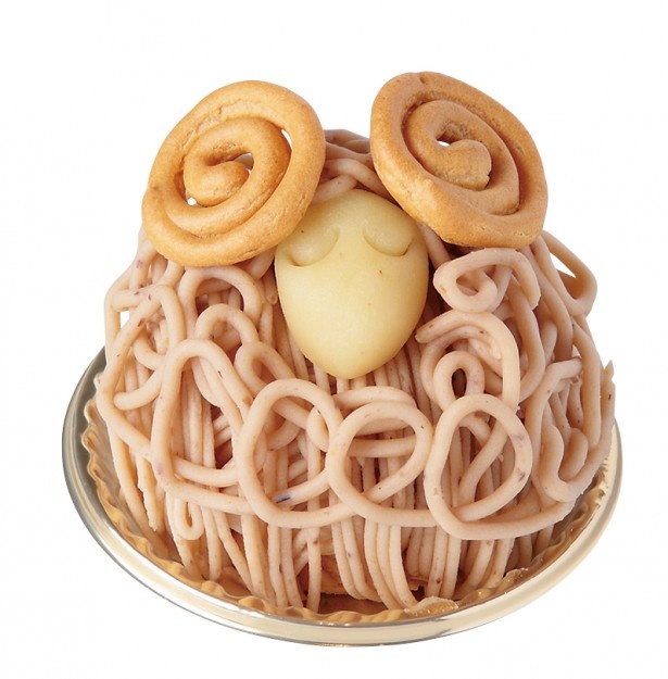 「Patisserie VIVIenne.のモンブラン・アニョー」(540円)は和栗のモンブランをキュートにアレンジ