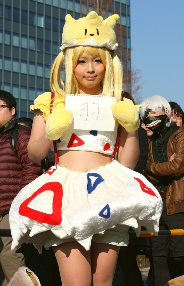 「羽ばたきたいです」。「ポケットモンスター」のトゲピー(コスプレネーム＝ららラー)
