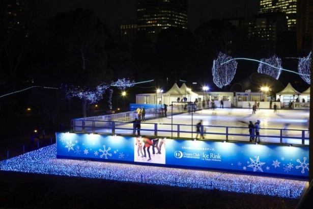 都会の中心でアイススケートが楽しめる「ダイナースクラブアイスリンク in 東京ミッドタウン」