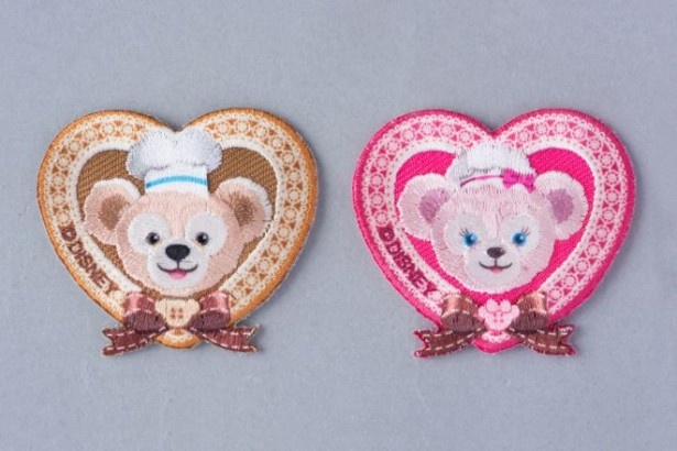 ハート形がかわいい「ワッペンセット」(850円)は、小物のアクセントにおすすめ！