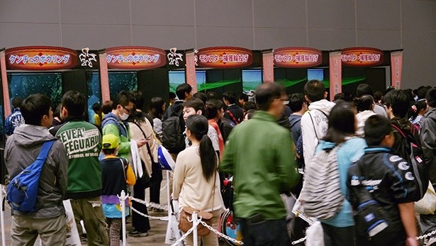 モンハン屋台は、前回も好評だった「バリスタ射的」を含む4店(写真は前回大会のもの)