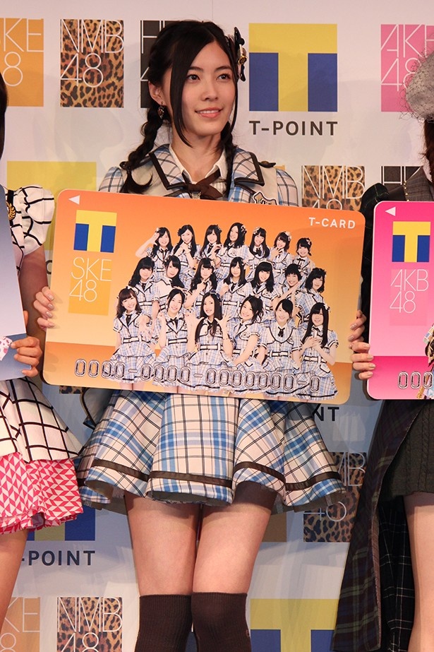 4人の中でTカードを唯一持っていないという松井珠理奈は「この機会に作ります！」と力強く宣言