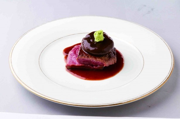 GINZA Kansaiの「くまもとあか牛 サーロインステーキ（コース）」(税抜12,000円）