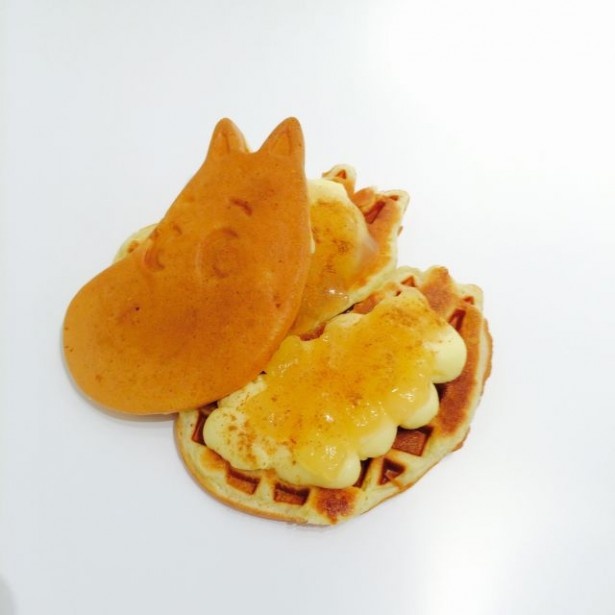 「ムーミンワッフル」から新味「ムーミンワッフル アップルカスタード」(税抜320円)が登場