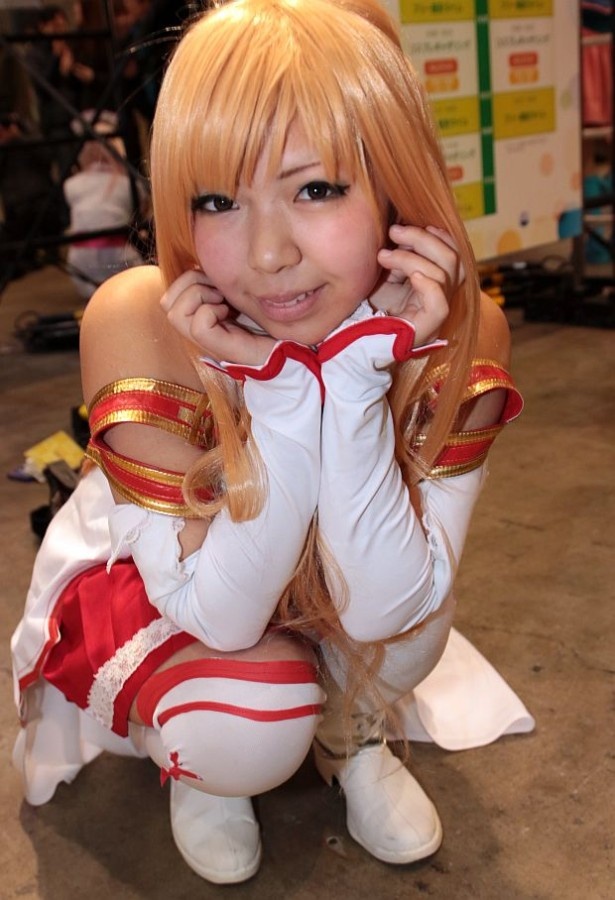 「ソードアート・オンライン」のアスナ(コスプレネーム＝ライラ)