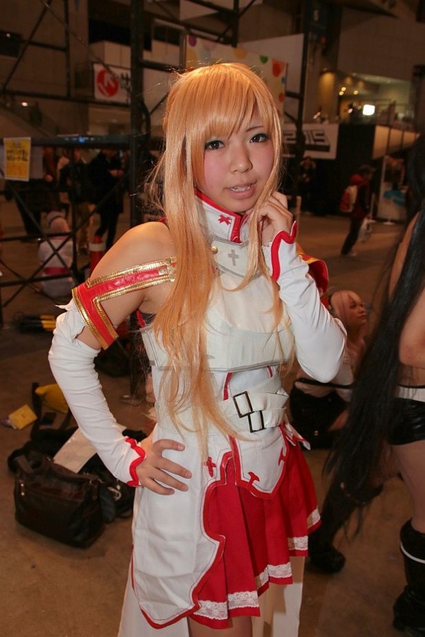 「ソードアート・オンライン」のアスナ(コスプレネーム＝ライラ)