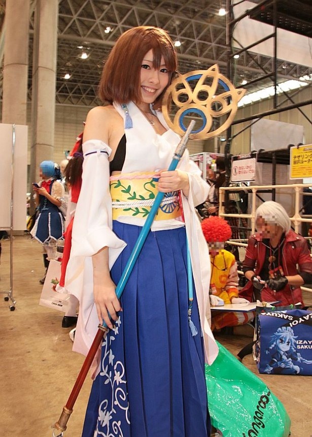 「ファイナルファンタジーX」のユウナ(コスプレネーム＝望月やな)