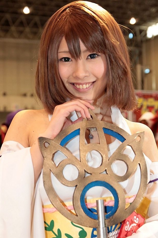 「ファイナルファンタジーX」のユウナ(コスプレネーム＝望月やな)