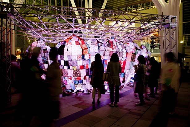 現代アートの展示も行われる