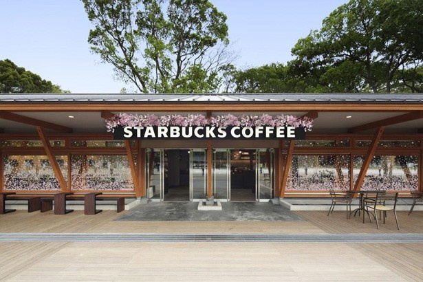 スターバックス コーヒー 上野恩賜公園店の装飾は2月16日(月)より実施