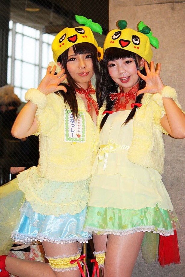ふなっしーとふなごろー(コスプレネーム＝ちょこ、心愛)