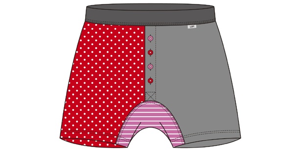 ちなみに前面はこんなイメージ「AXE×YONE UNDERWEARver.ESSENCE」