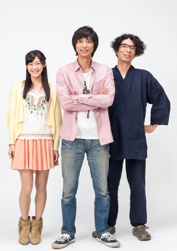 今回のイベントには登場しなかったが、ヒロインの姫神結を演じるのは、地元のアイドルグループ「チャーマンズ」に所属する加村真美(写真左)