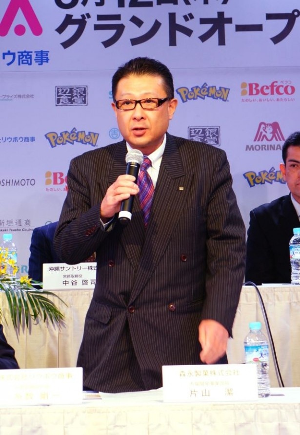 「目玉はハイチュウを作れること！」とPRする森永製菓株式会社　市場開発事業部長・片山潔氏