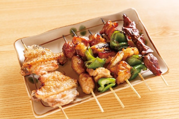 鳥久の焼鳥は、一串120円から