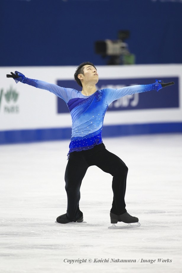 演技中に見せるイナバウアーなど、確かなスケーティング技術を持つ村上大介