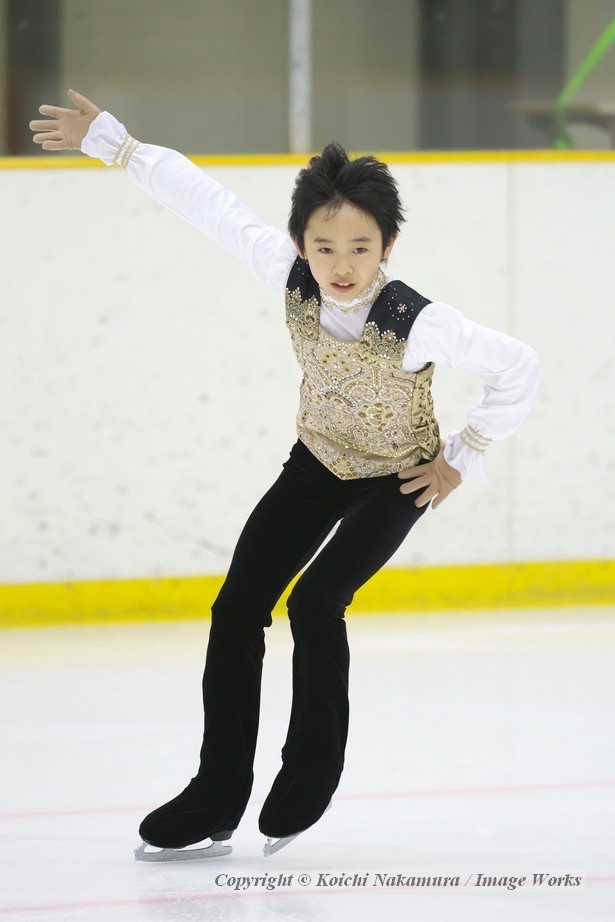 今回、残念ながら棄権した島田高志郎も素晴らしい才能を持った選手。写真は、全日本ノービス選手権(2014年10月)での演技