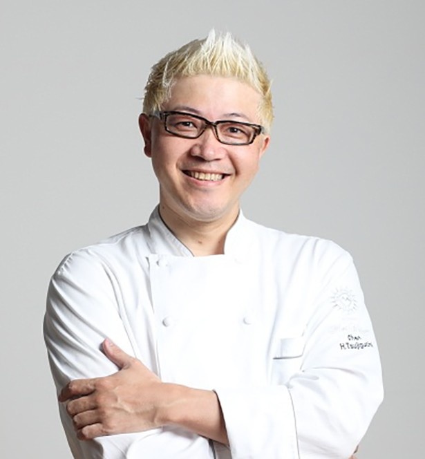 パティシエの辻口博啓氏。玉川高島屋の地下1階には、自身が手がける和菓子屋、和楽紅屋も