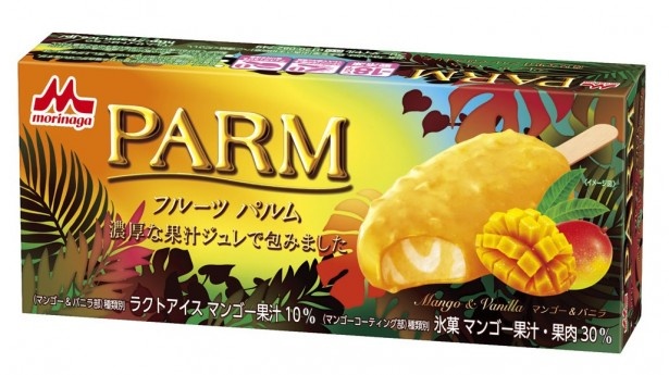 第2位は「フルーツPARM マンゴー＆バニラ」。開封した瞬間、マンゴーの香りが一気に広がる
