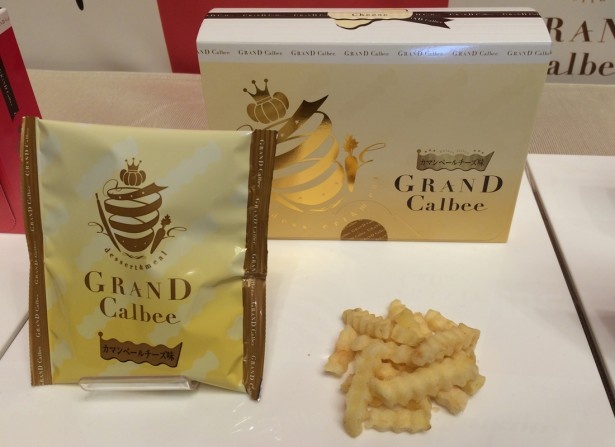 「グランカルビー」春夏新商品の新感覚高級ポテトスナック「ポテトプリッツ」カマンベールチーズ味
