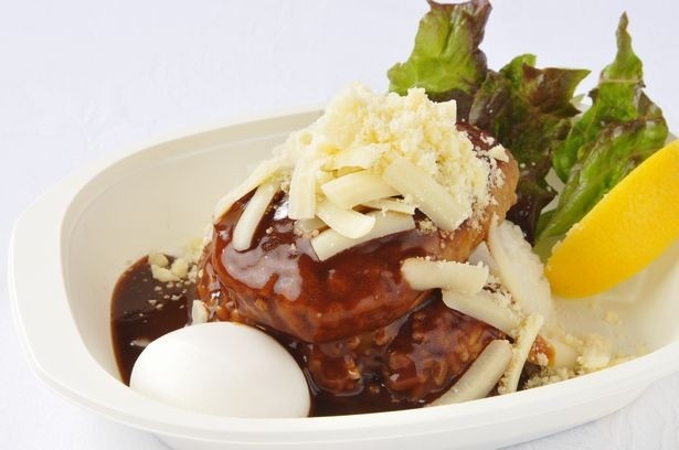 コラボフード「若狭大好き！チーズたっぷりハンバーグ」1200円（税別）