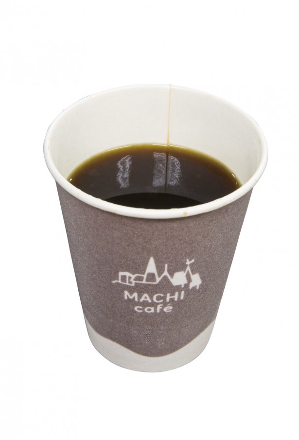 酸味が特徴的なローソンのホットコーヒー(L＝180円、M＝150円、S＝100円)