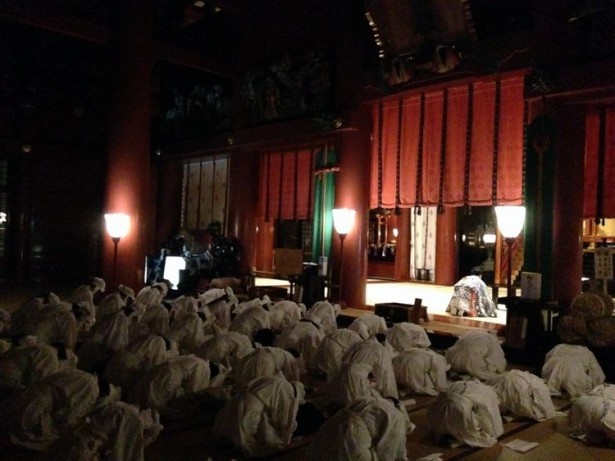 山形の修行編。昇殿参拝（三神合祭殿）や鎮魂行（和風ヨガ）を行った