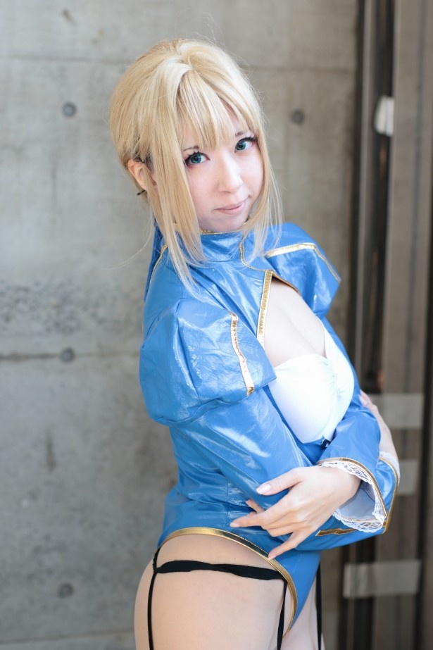 「Fate」のセイバー(コスプレネーム＝さちぶどう)