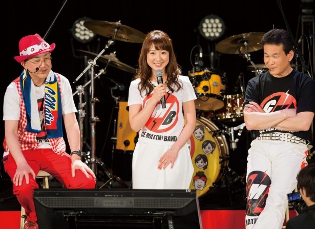 「す・またん！」初回から2011年までレギュラーだった川田裕美アナウンサーがサプライズで登場。4月からフリーになるが辛坊さんがみんなで応援してねとアピール