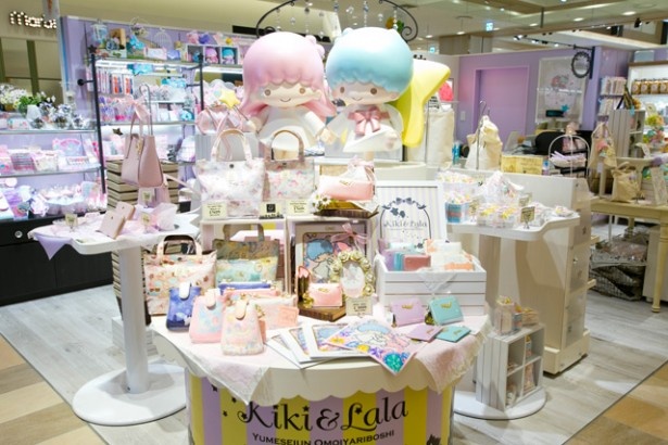 2F「キキ ＆ ララ～ゆめ星雲おもいやり星～」は、日本で唯一の大人の女性に向けた「キキ ＆ ララ」の新コンセプトショップ