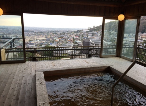 「天空ノ檜湯」からも絶景が見られる