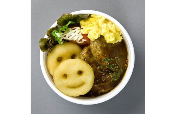 人気カフェ「Dexee Deli」の「ミニロコモコ丼」（500円）