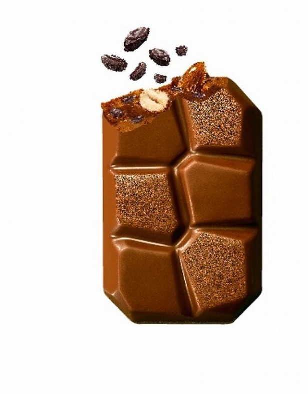 【写真を見る】アーモンドとレーズンがまるごと！ミルクチョコと合わせた3つのおいしさがぎっしり
