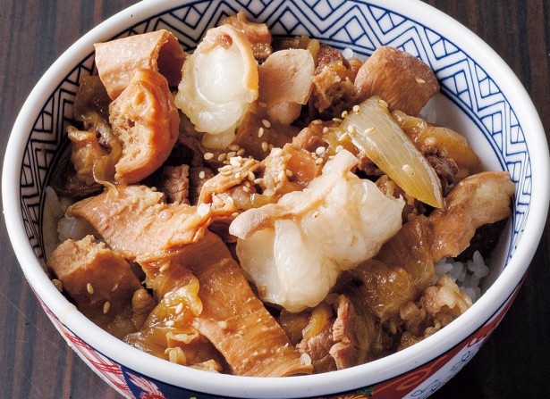「全国丼グランプリ2014」牛丼部門で金賞を受賞した「京都 梅しん」の牛ホルモン丼　【5/5（祝）〜11（月）】