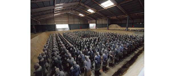 中国の兵馬俑まで！