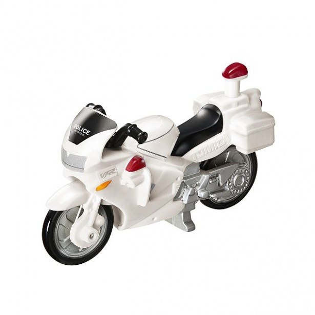 ハンドルとタイヤが連動して動く「Honda VFR 白バイ」