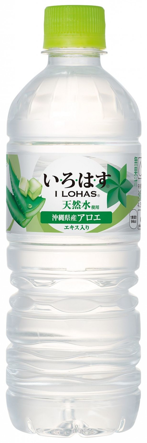 【写真を見る】アロエエキスを使用した「い・ろ・は・す アロエ」(店頭想定価格130円)。セブン-イレブン、イトーヨーカドー、ヨークベニマル、ヨークマート、シェルガーデンで発売中