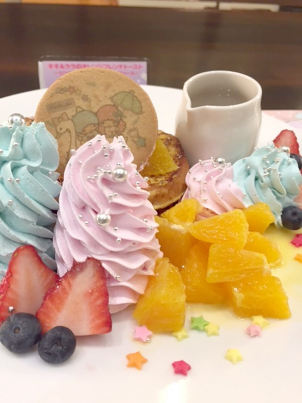 キキ＆ララのオレンジフレンチトースト～ジンジャー風味のアングレーズソース～(1380円、税抜き)