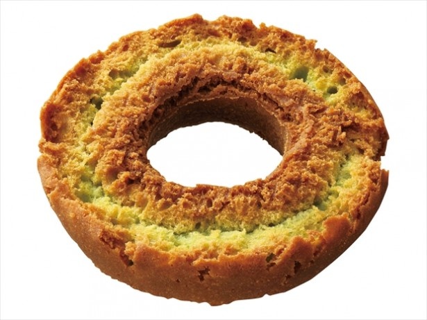 サクっとしたオールドファッションの生地に、 抹茶を練り込んだ「オールドファッション　抹茶」(151円)