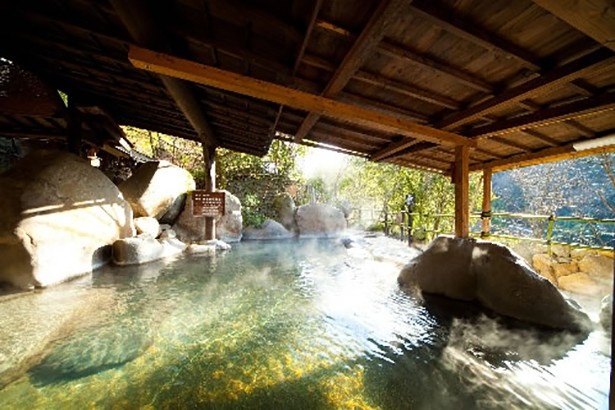 天ヶ瀬温泉は、1300年前に開湯したという歴史ある温泉。大分の旅に温泉は欠かせない存在だ