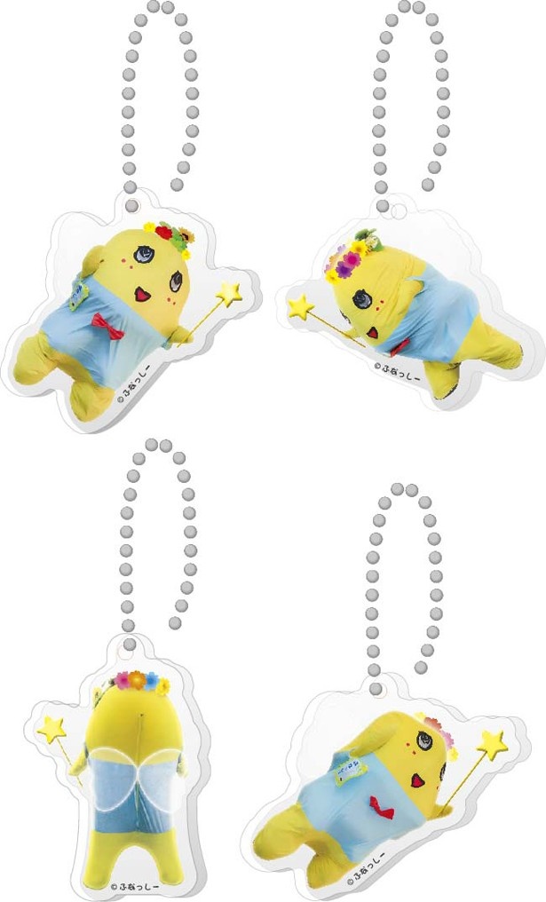 ふなっしーキーホルダーのガチャガチャも設置。「FUNASSYI FANTASY WORLDアクリルキーホルダーガチャ」(1回400円)