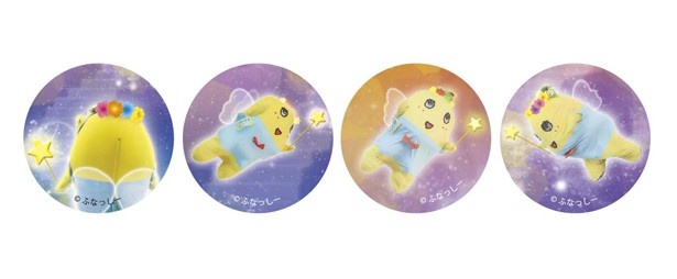 ファンタジーなイラストが描かれた「FUNASSYI FANTASY WORLD缶バッジガチャ」(1回300円)
