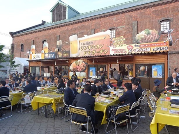 “サッポロ”発祥の地で自慢のビール＆ジンギスカンを