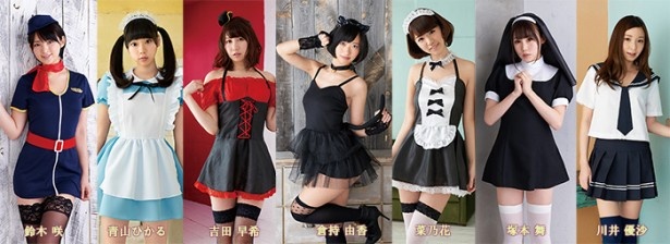 【写真を見る】7人の人気グラビアアイドルがセクシーコスプレ姿で競演！